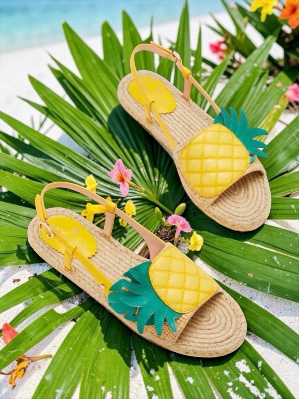 NWOB kate spade New York Pineapple Espadrille Sandals
Size 8.5 Retails $195